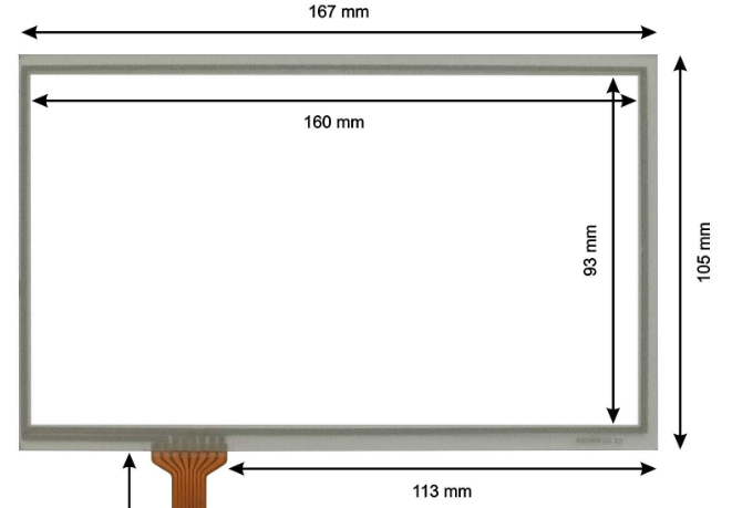 Touch Screen for Schneider HMIGXU3500