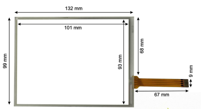 Touch Screen for Schneider HMIGTO2300