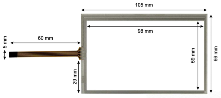 Touch Screen for Samkoon SA4.3A