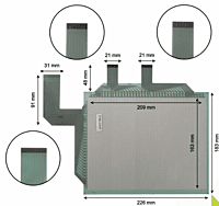 Touch Screen for Mitsubishi A970GOT-