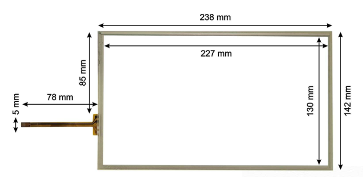 Touch Screen for Weintek MT6103iP HMI