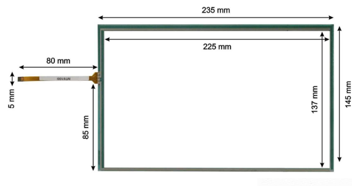 Touch Screen for Weintek MT6100i HMI Panel