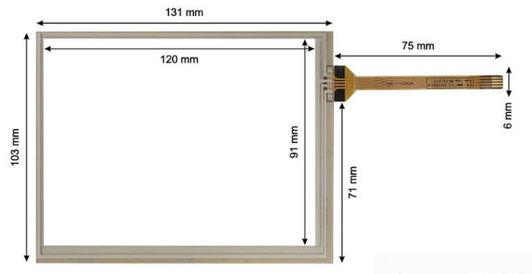 Touch Screen for Unitronics V570-57-