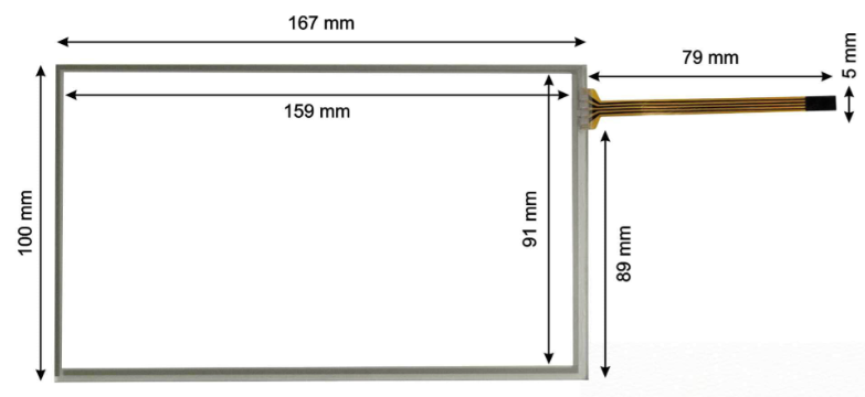 Touch Screen for Omron NB7W-TW00B