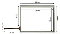 Touch Screen for Omron NB5Q-TW01B HMI Panel