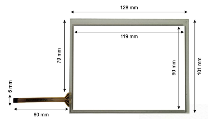 Touch Screen for Omron NB5Q-TW01B HMI Panel