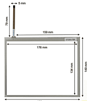 Touch Screen for Mitsubishi GT2308-