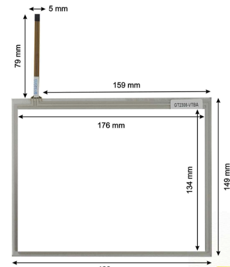 Touch Screen for Mitsubishi GT2308-