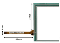 Touch Screen for Mitsubishi GT1455