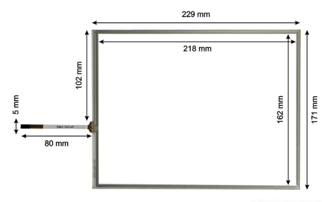 Touch Screen for Mitsubishi GT1275-VTBA HMI Controller