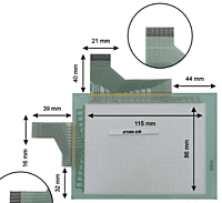 Touch Screen for Mitsubishi GT1150HS-