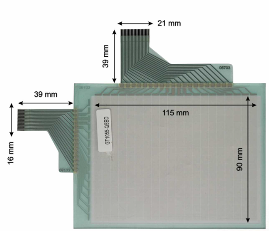 Touch Screen for Mitsubishi GT1055-QSBD HMI Operator Panel