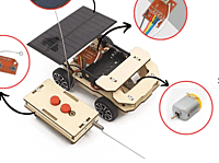 DIY Remote Car STEM Kit - Wooden & Solar Powered
