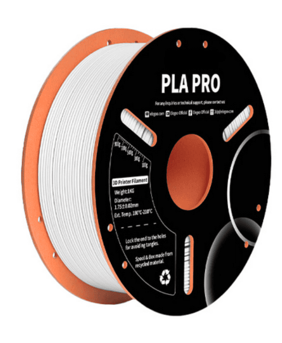 PLA Pro filament 1kg Spool White