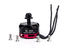 RS2205 2300KV Brushless DC Motor for QAV250 QAV300 Racing Drone Black Cap (CW Motor Rotation)