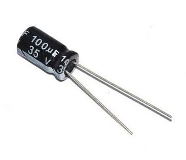 100 uF 35V through hole Electrolytic Capacitor (DIP)