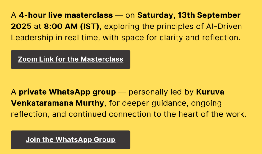 AI driven Leadership - Leading with dharma in the age of AI