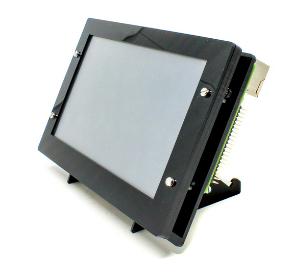 7 Inch LCD Touch Display With Acrylic Case and HDMI Driver Board Kit For Raspberry Pi