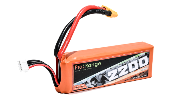 Lithium Polymer Battery Pack Pro- Range 11.1V 2200mAh 30C 3S