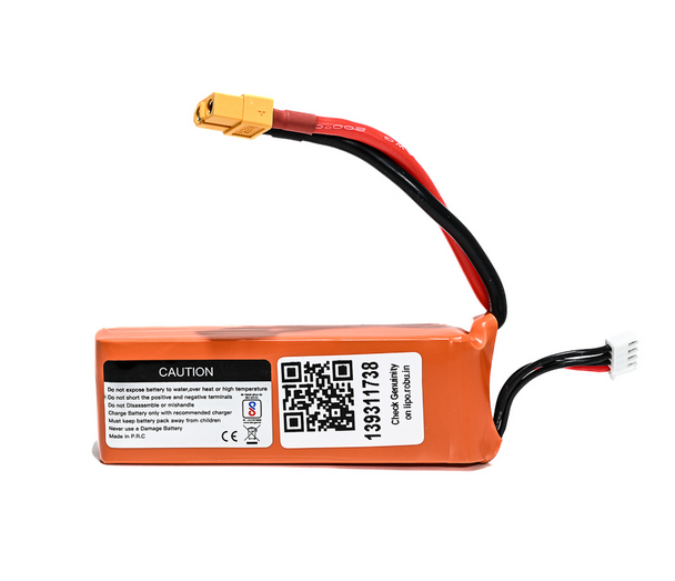 Lithium Polymer Battery Pack Pro- Range 11.1V 2200mAh 30C 3S