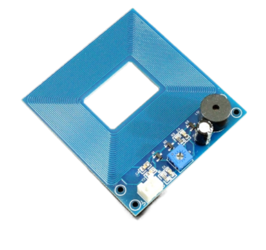 Metal detector non-contact metal induction detection module