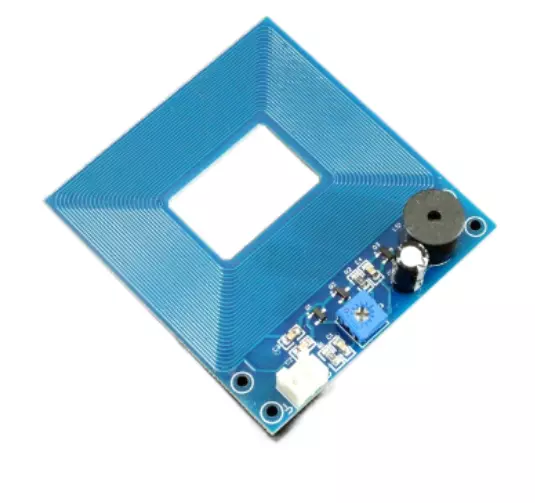 Metal detector non-contact metal induction detection module