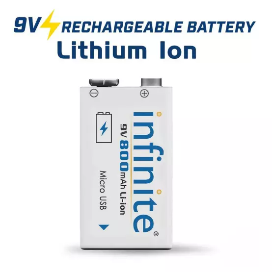 Rechargeable Battery 9V 800 maH