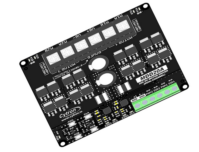 Cytron 20Amp 6V-30V DC Motor Driver (2 Channels)
