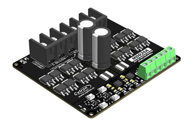 Cytron 20Amp 6V-30V DC Motor Driver (2 Channels)