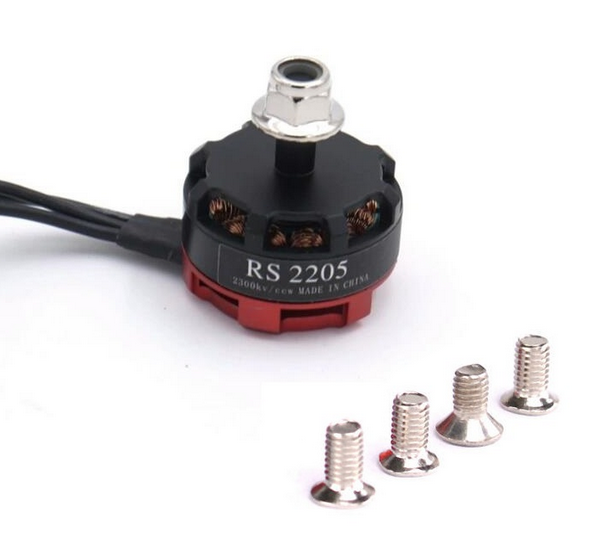RS2205 2300KV Brushless DC Motor for QAV250 QAV300 Silver Cap (CCW Motor Rotation)