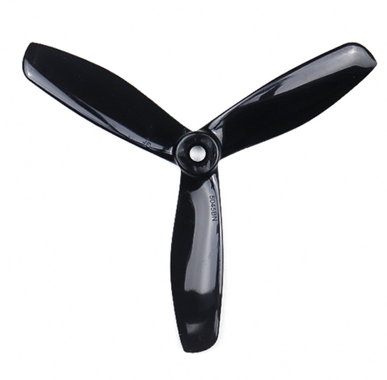 Pro-Range Propellers 5045(5X4.5) Tri Blade Bullnose Polycarbonate Black 2CW+2CCW-2pairs