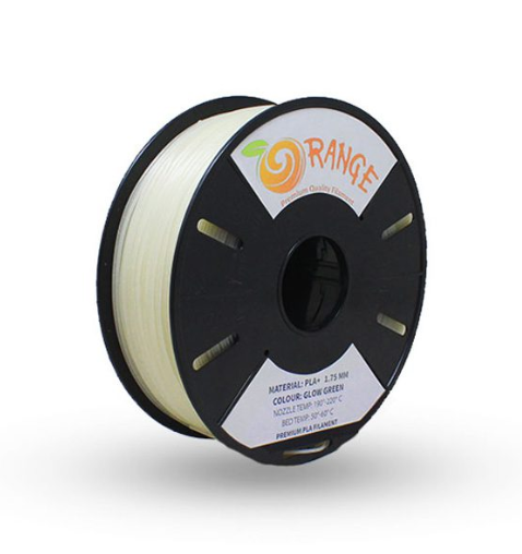 PLA+ (Glow in dark) 1.75mm 3D Printing Filament 1kg-Green