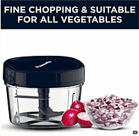 BUTTERFLY MINI CHOPPER 600ML BLUE
