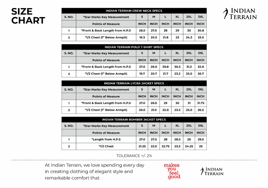 Tshirt Indian Terrain