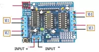 Motor Driver/Servo Shield for Arduino L293D