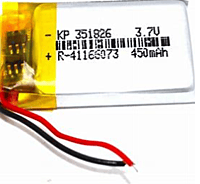 KP351826 3.7V 450 MAH