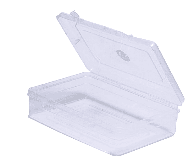 Clear Plastic Medium Storage Boxes