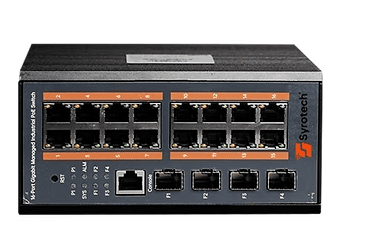 SY-1016-4S-IND 20-port gigabit managed industrial Ethernet switch