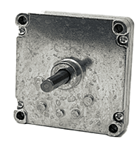 12V 150 RPM Square Gear motor