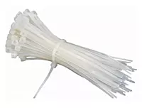 6" inch Cable Ties 150 mm White Nylon Cable Tie Zip (100)