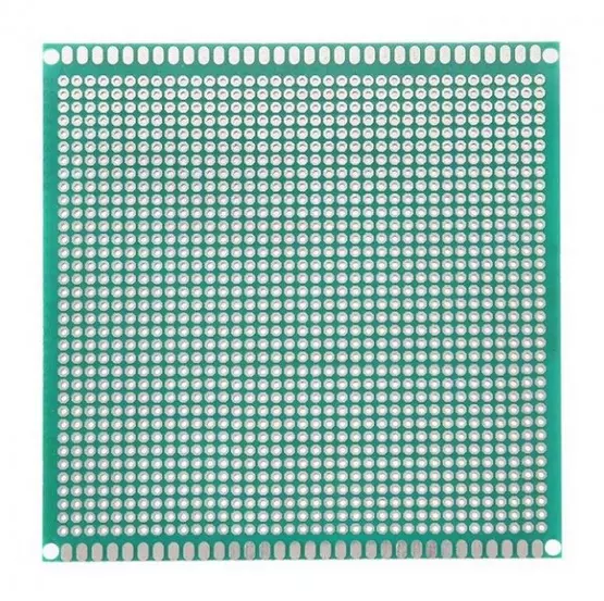 10 x 10 cm Universal PCB Prototype Board Single-Sided 2.54mm Hole Pitch