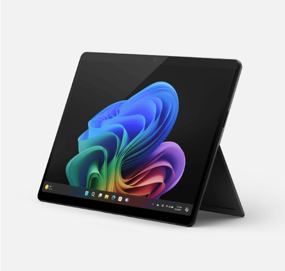 Microsoft New Surface Pro (11th Edition) - Windows 11 Home Copilot + PC - 13” OLED PixelSense Touchscreen - Qualcomm Snapdragon X Elite (12 Core) - 16GB RAM - 512GB SSD - Black - ZIA-00031