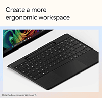 Microsoft Surface Pro 11 Keyboard with Slim Pen Black - EP2-01830