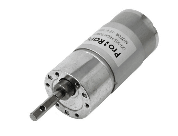 Pro-Range OG555 High Torque DC Motor 12V 1000RPM 34.3N-cm Encoder Compatible