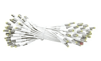 DC Coaxial Cable (White) - Pack of 100