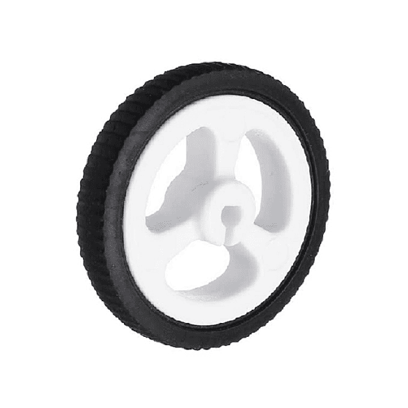 White 3PI miniQ Car Wheel Tyre 34mm for N20 Motor