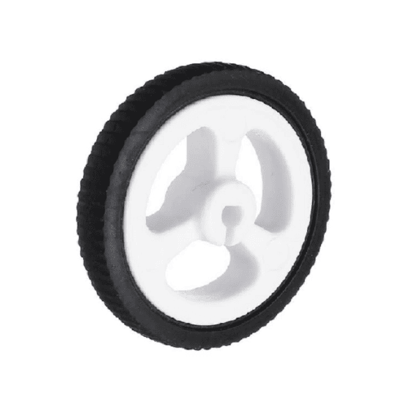 White 3PI miniQ Car Wheel Tyre 34mm for N20 Motor
