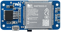 Waveshare SIM7600G-H 4G HAT (B) for Raspberry Pi, LTE Cat-4 4G / 3G / 2G Support
