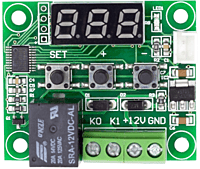 XH W1209 12V Digital Temperature Controller Module W/ Display and NTC Temp Sensor