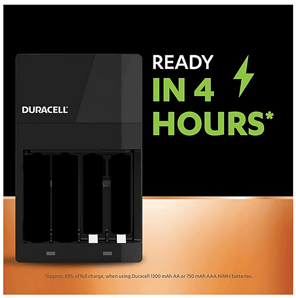 Duracell 4 Hours Battery Charger